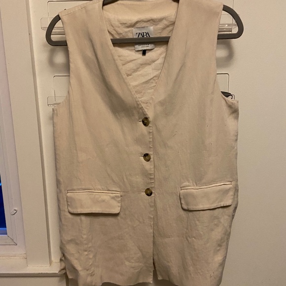 Zara linen vest - Picture 1 of 1